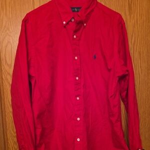 Ralph Lauren 100% cotton  long sleeve shirt size large